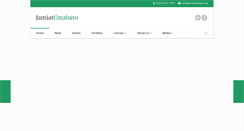 Desktop Screenshot of jamiatcotabato.com