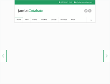 Tablet Screenshot of jamiatcotabato.com